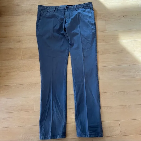 Burberry Blue Chinos with Slim Fit