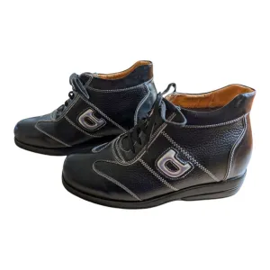 CALDEN 5A537 - 3.6 Inches Elevator Height Increase Sporty Look Sneaker Black 9