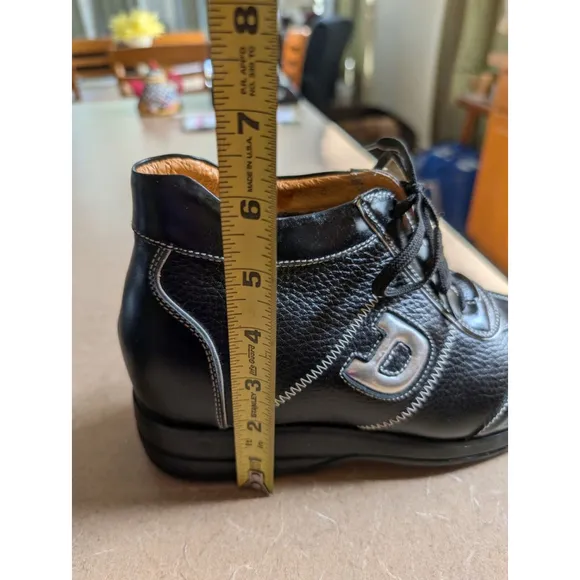 CALDEN 5A537 - 3.6 Inches Elevator Height Increase Sporty Look Sneaker Black 9