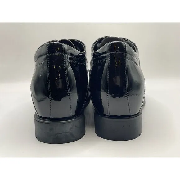 Calden‎ Mens Heightening Oxford Shoes Patent Leather Oxhide Size 8 3&quot; Lift