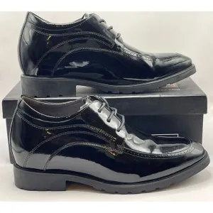 Calden‎ Mens Heightening Oxford Shoes Patent Leather Oxhide Size 8 3&quot; Lift