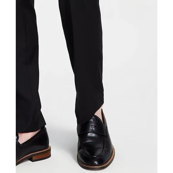 Calvin Klein Men's Black Slim-Fit Modern Tailored Suit Dress Pants Size 31W 30L