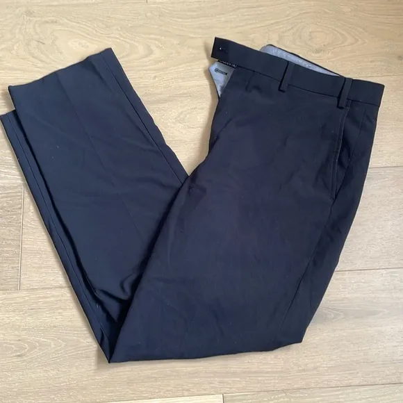 Calvin Klein Men’s Slim Fit Dress Suit Pants, Black, 36Wx30L - NWOT