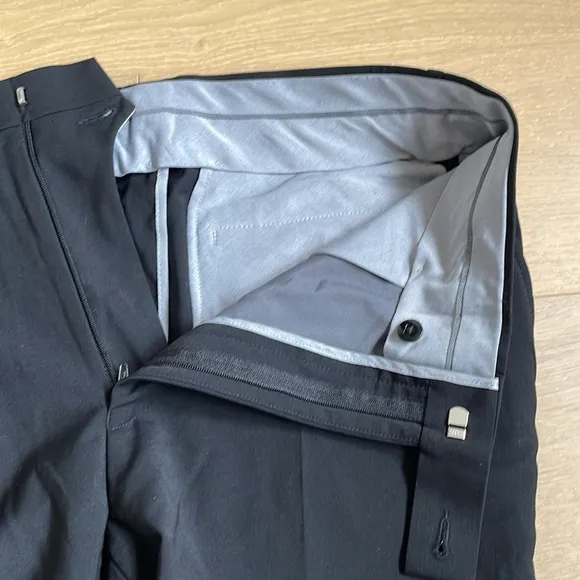 Calvin Klein Men's Slim Fit Wool Dress Suit Pants in Black - 34W x 34L - NWOT