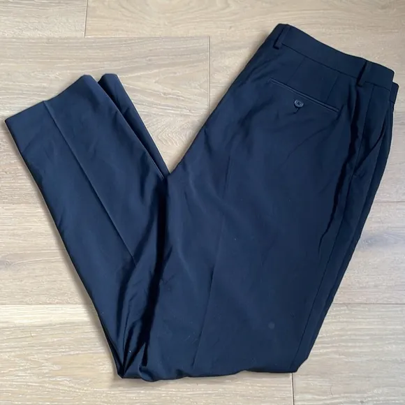 Calvin Klein Men's Slim Fit Wool Dress Suit Pants in Black - 34W x 34L - NWOT
