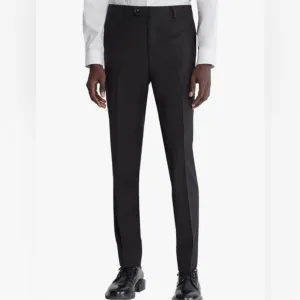 Calvin Klein Men's Slim Fit Wool Dress Suit Pants in Black - 34W x 34L - NWOT