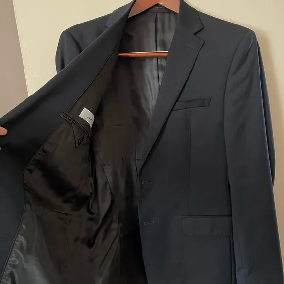 Calvin Klein Navy Slim Fit Suit