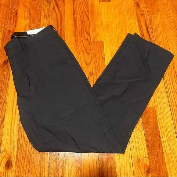 Calvin Klein Slim Fit Dress Pants 34x32 Mens Gray Jerome Wool Polyester Office