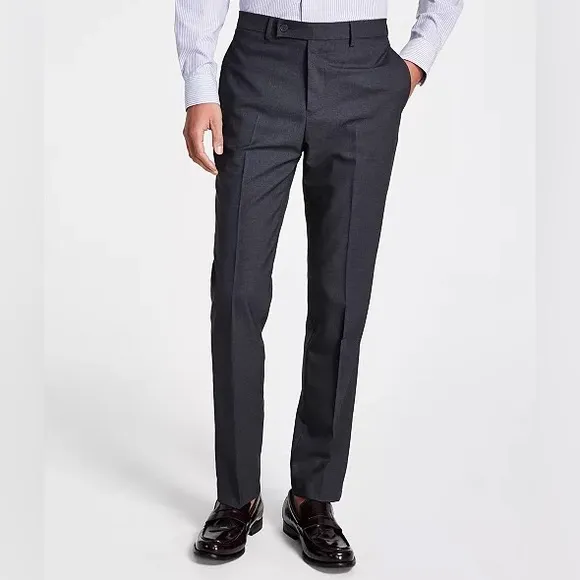 Calvin Klein Slim Fit Dress Pants Gray Sz 36x29