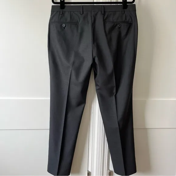 Calvin Klein Slim Fit Dress Pants Gray Sz 36x29