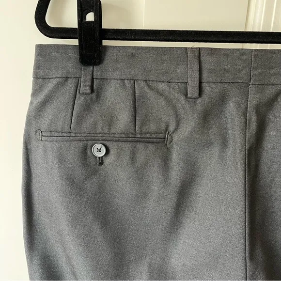 Calvin Klein Slim Fit Dress Pants Gray Sz 36x29