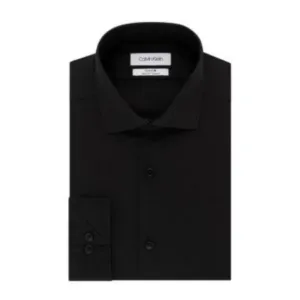 Calvin Klein Steel Men's Slim-Fit Non-Iron Stretch Performance Dress Shirt
