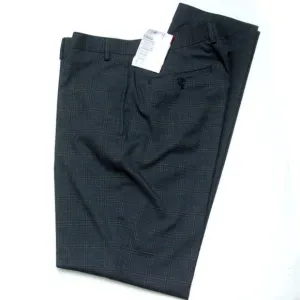 Calvin Klein Men's Slim Fit Jerome Dress Pants Charcoal Charcoal 36W X 34L