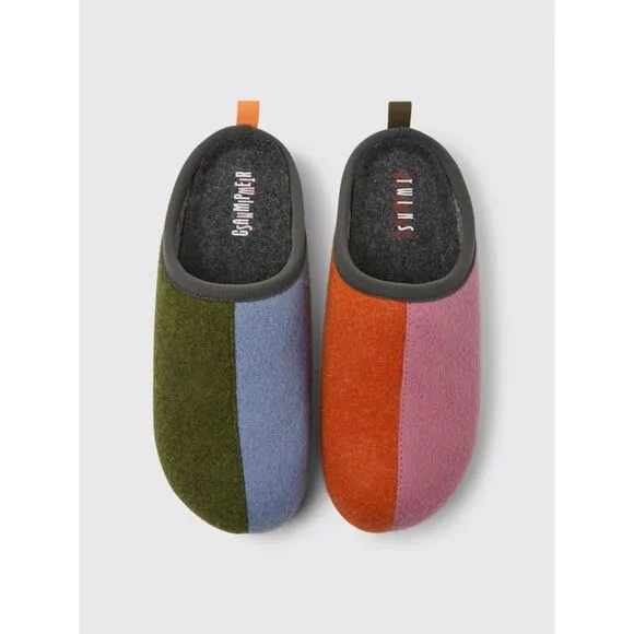 Camper Lab Wool Slippers Women Multicolor Running Shoes