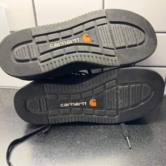 Carhartt Detroit Low Nano Toe work Shoe Sneaker Men’s Sz 8 Black Canvas new