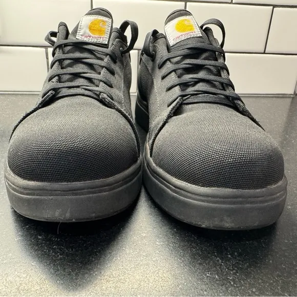 Carhartt Detroit Low Nano Toe work Shoe Sneaker Men’s Sz 8 Black Canvas new