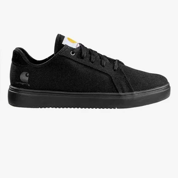 Carhartt Detroit Low Nano Toe work Shoe Sneaker Men’s Sz 8 Black Canvas new