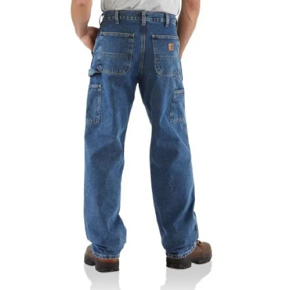 Carhartt Loose Original Fit Carpenter Jeans Medium Wash Size 36 x 32