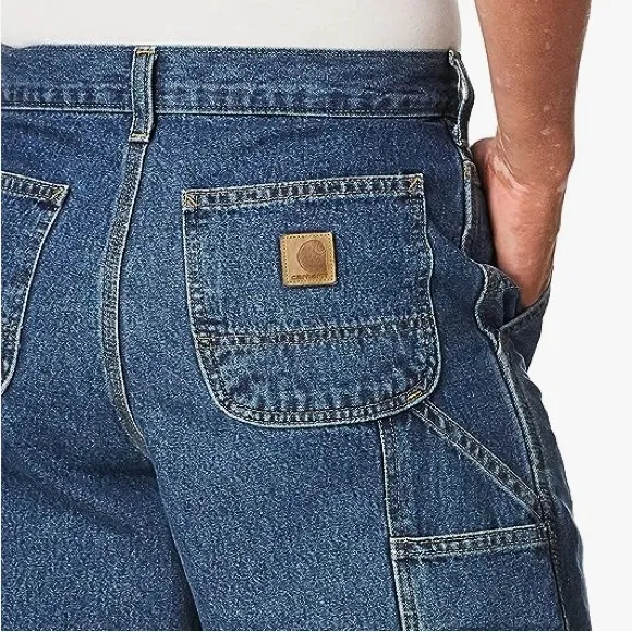 Carhartt Loose Original Fit Carpenter Jeans Medium Wash Size 36 x 32