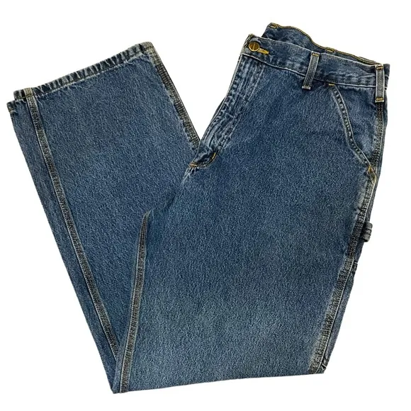Carhartt Loose Original Fit Carpenter Jeans Medium Wash Size 36 x 32