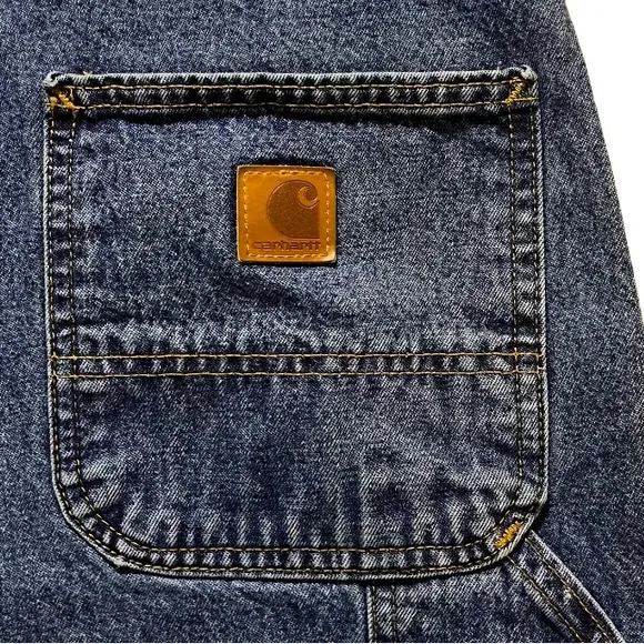 Carhartt Loose Original Fit Carpenter Jeans Medium Wash Size 36 x 32