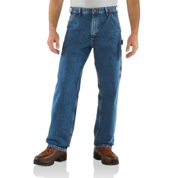 Carhartt Loose Original Fit Carpenter Jeans Medium Wash Size 36 x 32