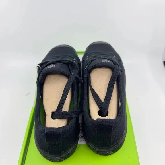 Cariuma Unisex Oca Low AB Canvas Sneaker Casual Shoes Lace-Up Black Size 5.5/7