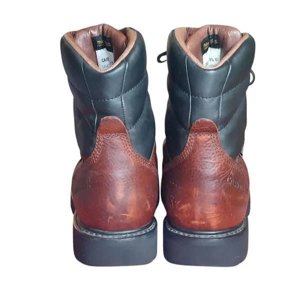 Carolina Gold Brown Leather Steel Toe Waterproof Work Boots Mens