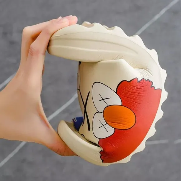 Cartoon Cozy Pillow Slides Anti-Slip Sandals Slippers Cloud Home Outdoor Shoe