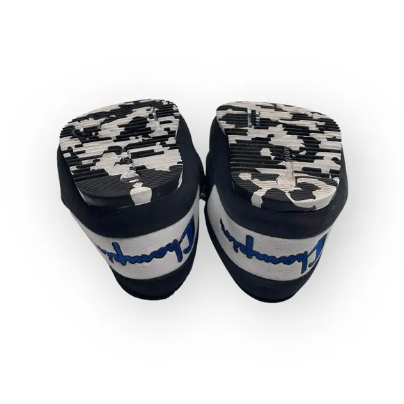 Champion x Oreo ☯︎︎ University Oreo Cookie Slippers ☯︎︎ B  W Unisex 9M 10.5 11W