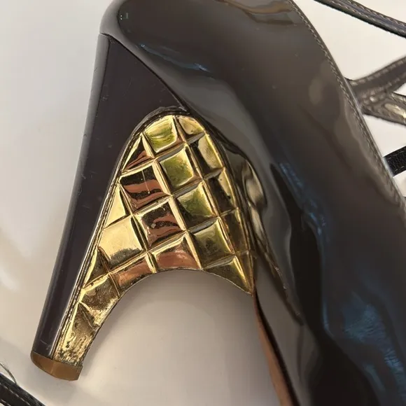 Chanel Runway Patent Mary Jane Shoes