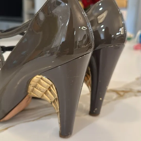 Chanel Runway Patent Mary Jane Shoes