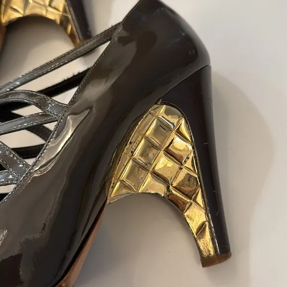 Chanel Runway Patent Mary Jane Shoes