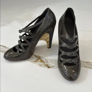 Chanel Runway Patent Mary Jane Shoes