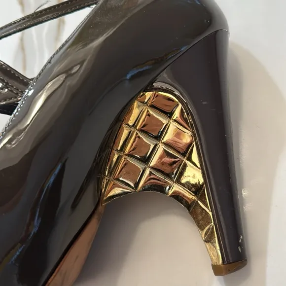 Chanel Runway Patent Mary Jane Shoes