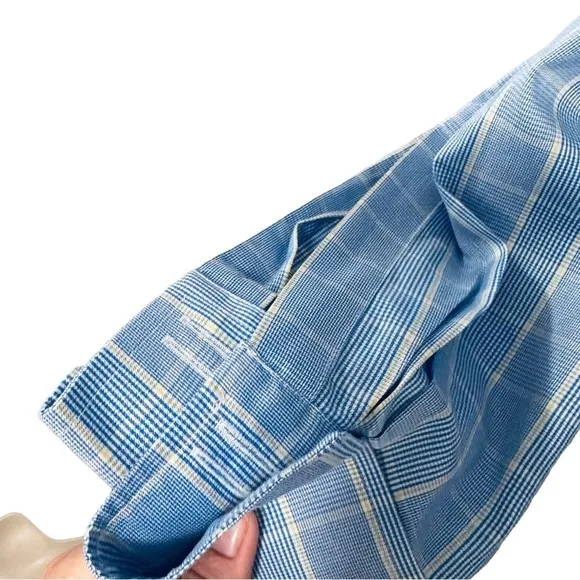 CHARLES TYRWHITT Clarrles Dress Button Down Shirt Blue non-iron slim fit