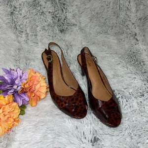 Clarks Artisan Leopard Print Wessex Bria PlatformPump Women's 7.5
