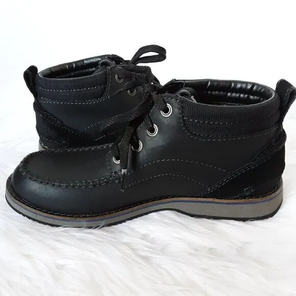 Clarks Chukka Boots Men's size US 7.5M Nubuck Leather Black