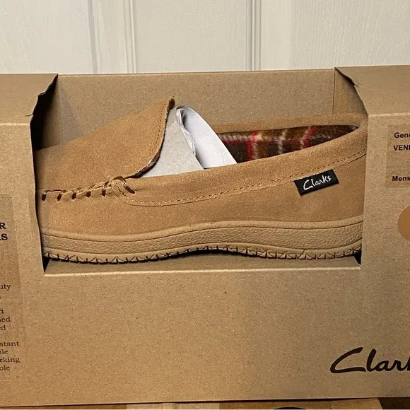 Clarks Indoor &amp; Outdoor Slippers Size 8