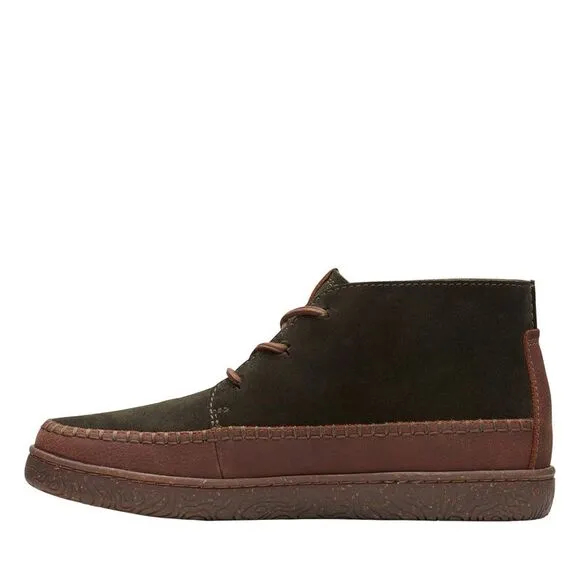 Clarks Mens Hodson Mid Green Boots (NWT)