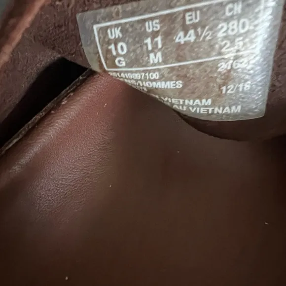 Clarks Men's Trace Cross Slide Sandals Brown Leather 11
