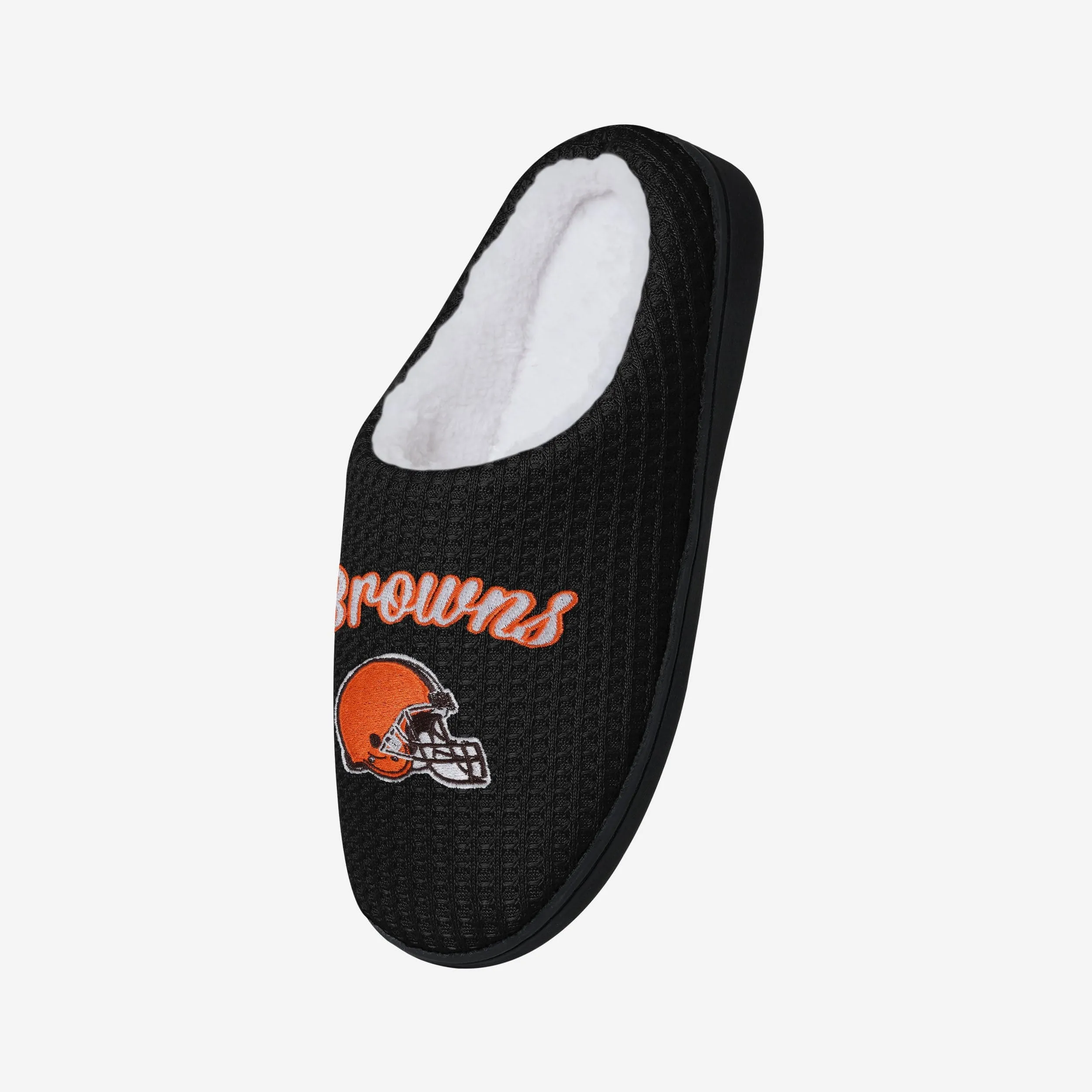 Cleveland Browns Womens Sherpa Lined Memory Foam Slipper