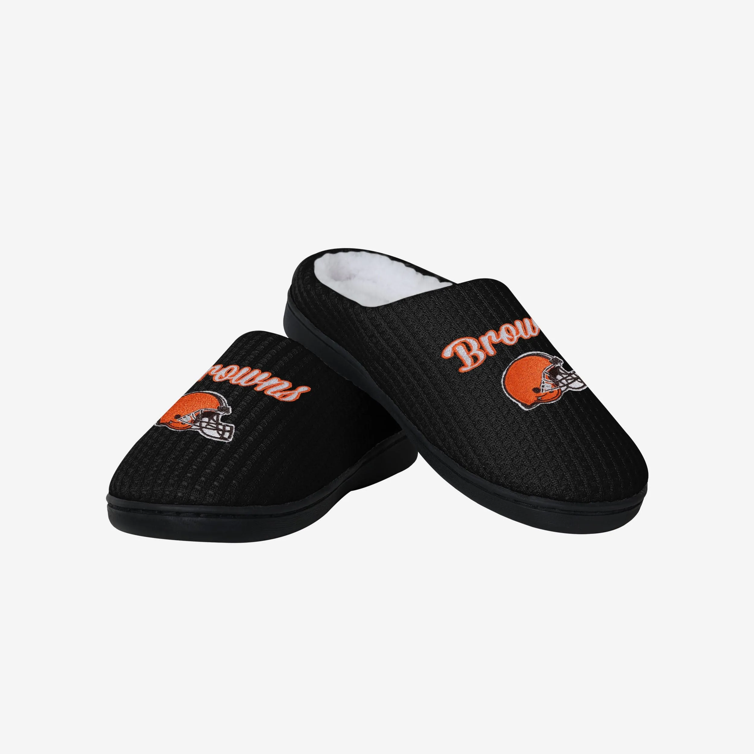 Cleveland Browns Womens Sherpa Lined Memory Foam Slipper