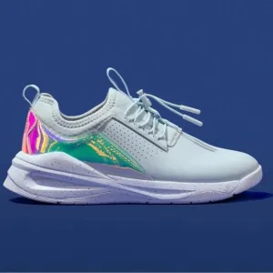 CLOVE Limited Edition NEW Blue Holographic Nursing Sneakers Shoes Size 8.5