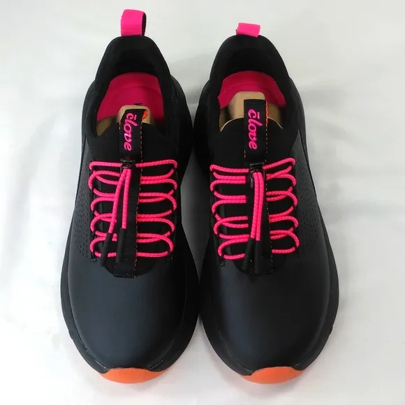 Clove Shoes Forte Supercush Black Sunset Fade Healthcare Workers Sneakers Sz W7