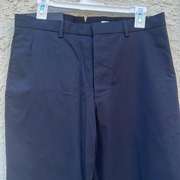 Club Monaco Men' Wright Tailored Slim Fit Black Dress Trouser Pant Size 31 NWT