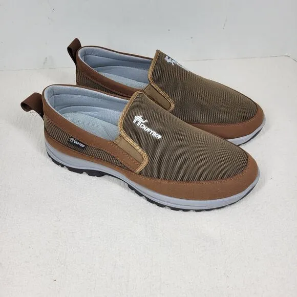CNA Trop Shoes Mens Sz 14 Brown Slip On Comfort Shoe Nurse Hospital Grandpa Dad