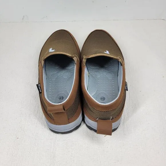 CNA Trop Shoes Mens Sz 14 Brown Slip On Comfort Shoe Nurse Hospital Grandpa Dad