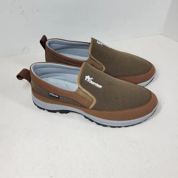 CNA Trop Shoes Mens Sz 14 Brown Slip On Comfort Shoe Nurse Hospital Grandpa Dad