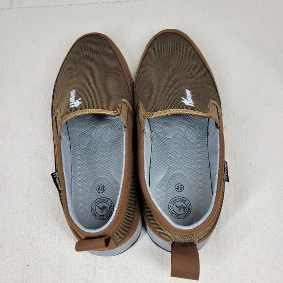 CNA Trop Shoes Mens Sz 14 Brown Slip On Comfort Shoe Nurse Hospital Grandpa Dad